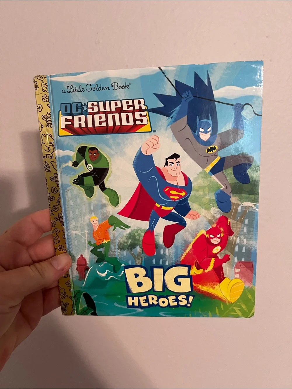 Little golden book dc super man